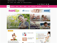 Tablet Screenshot of mamitips.com.pe